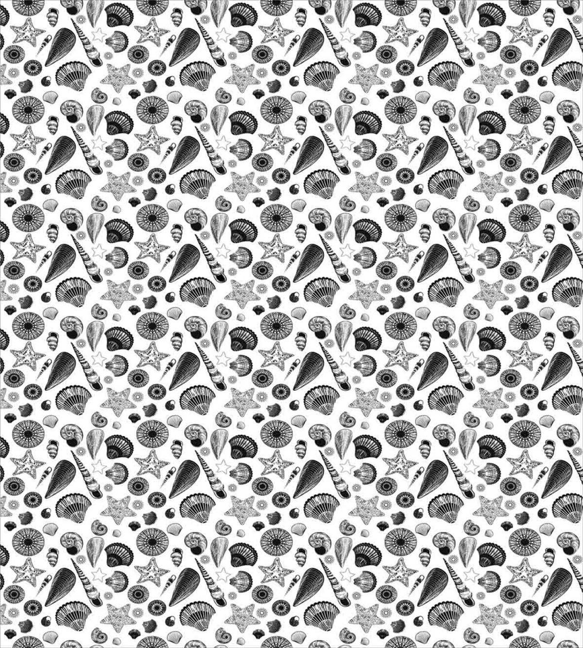 Black and White Clams — Pattern