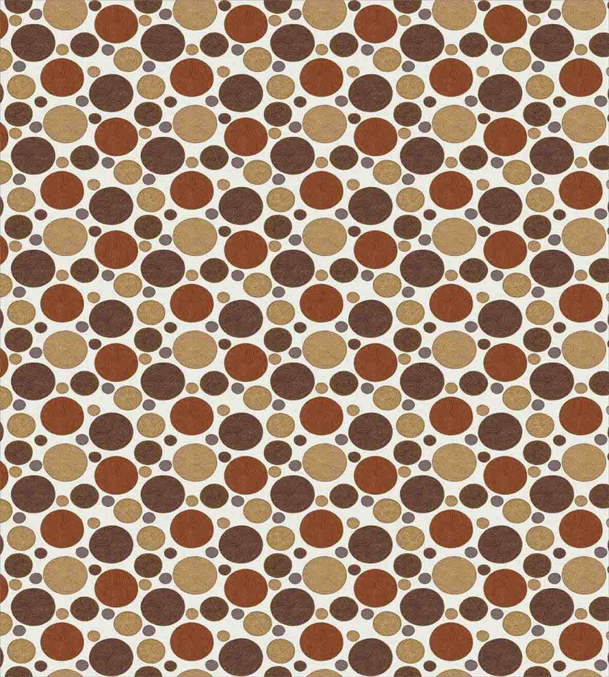 Circles with Curvy Line — Pattern
