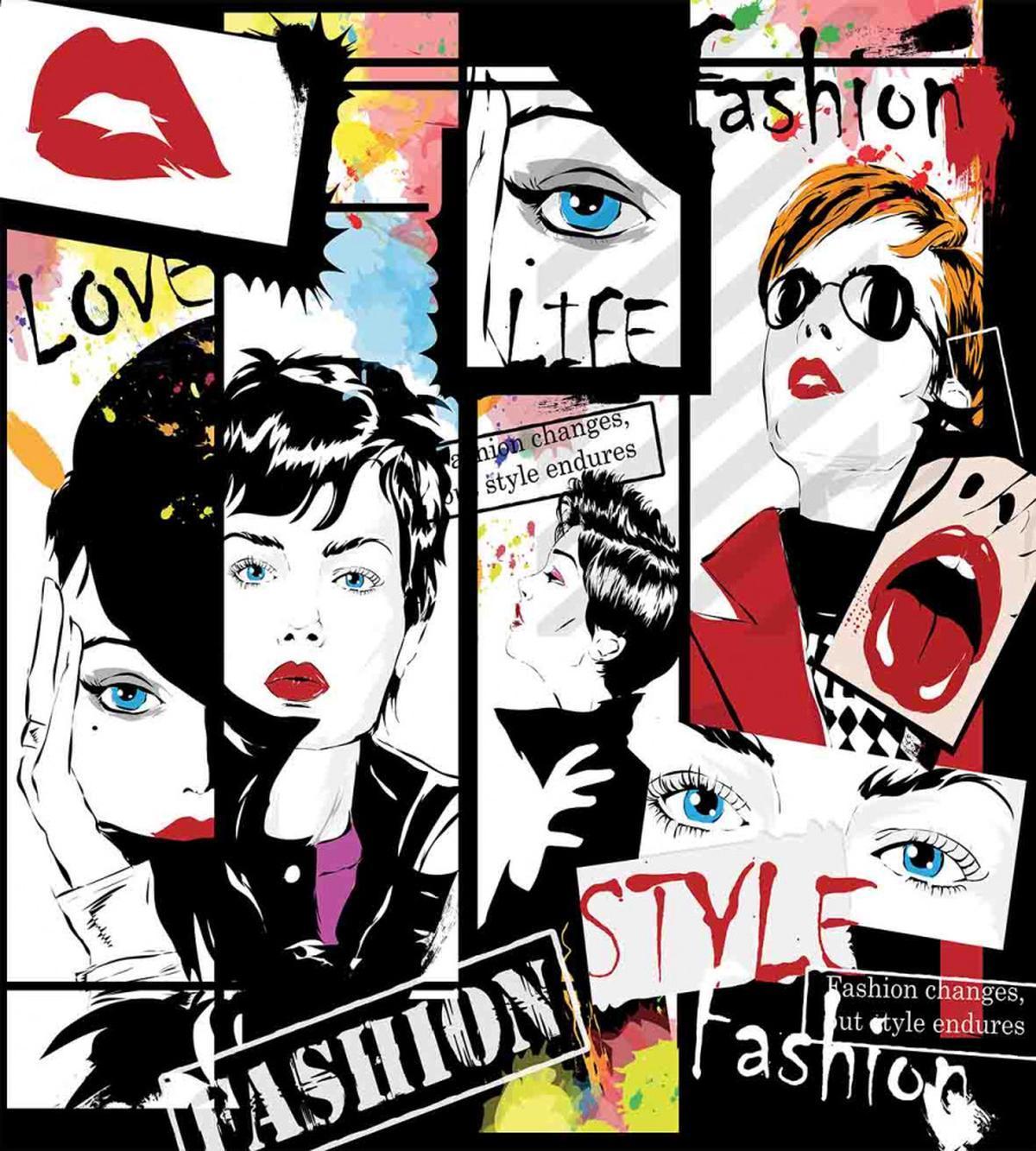 Modern Fashion Girl — Pattern