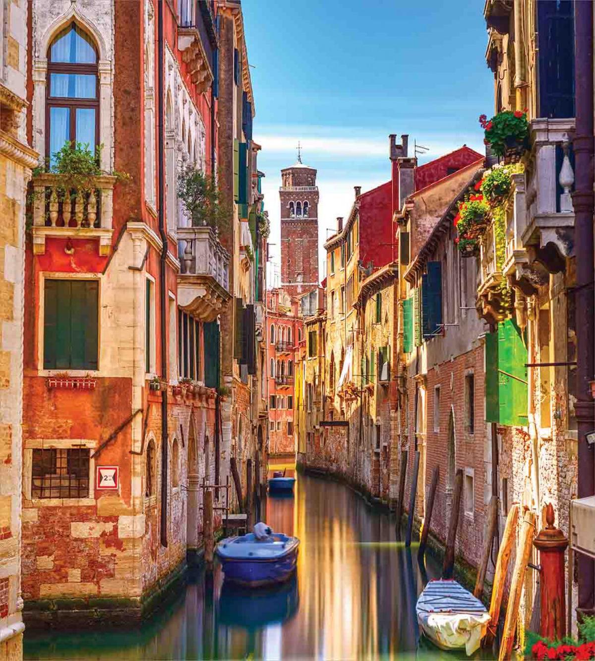 Venice Canal Cityscape — Pattern
