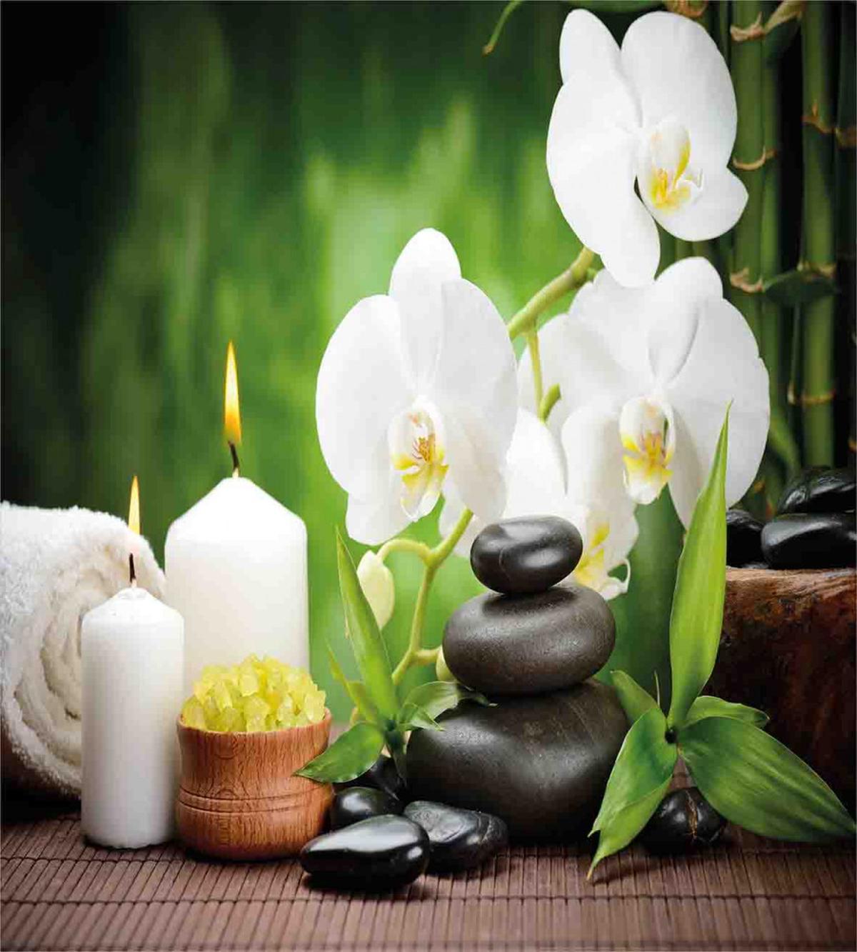 Stones and Orchids — Pattern