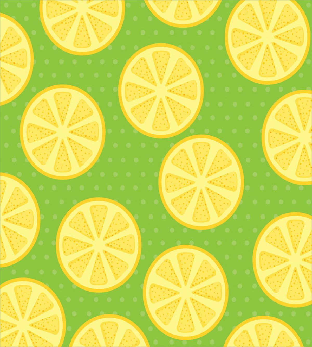 Citrus Slices Polka Dots — Pattern