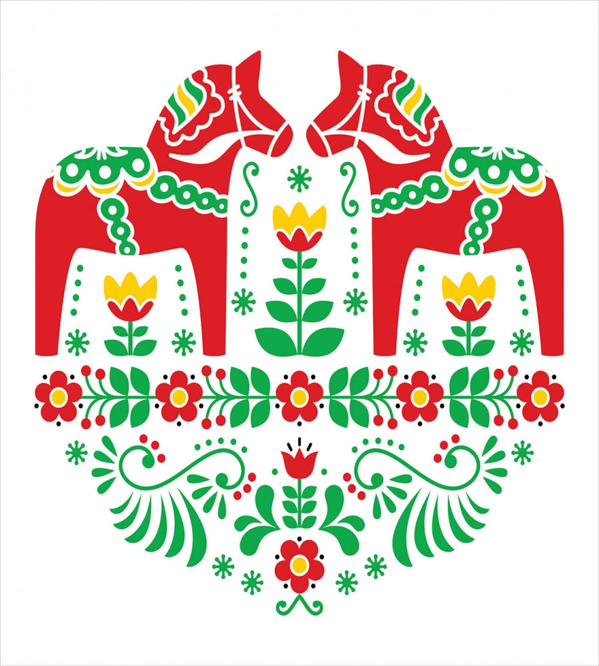 Flora Dala Horse — Pattern