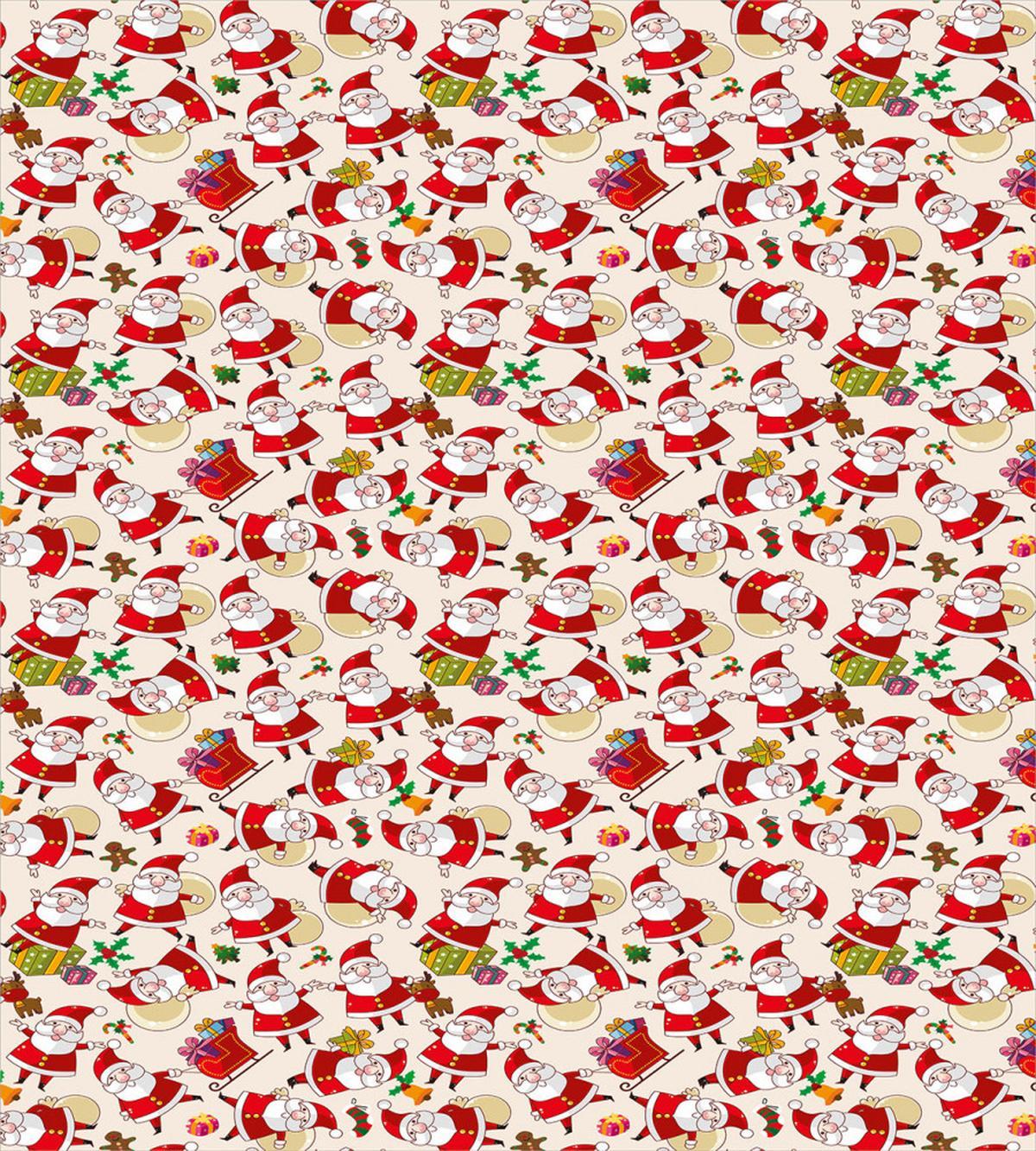 Cartoon Santa Claus — Pattern