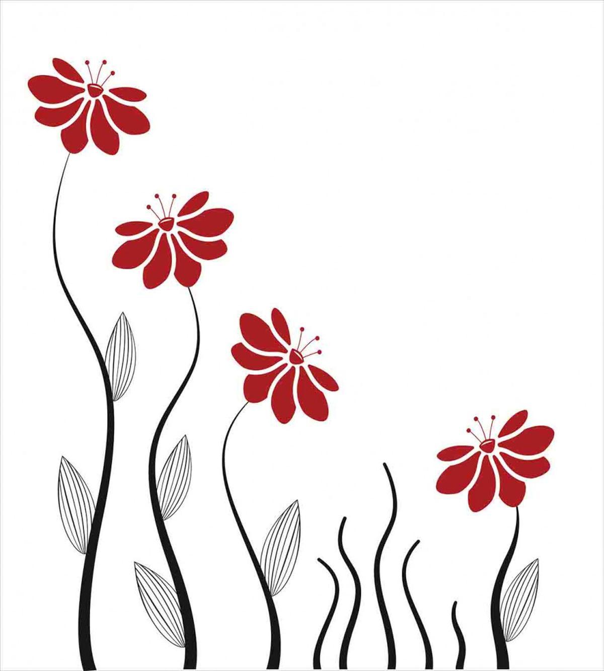 Modern Floral Petals — Pattern