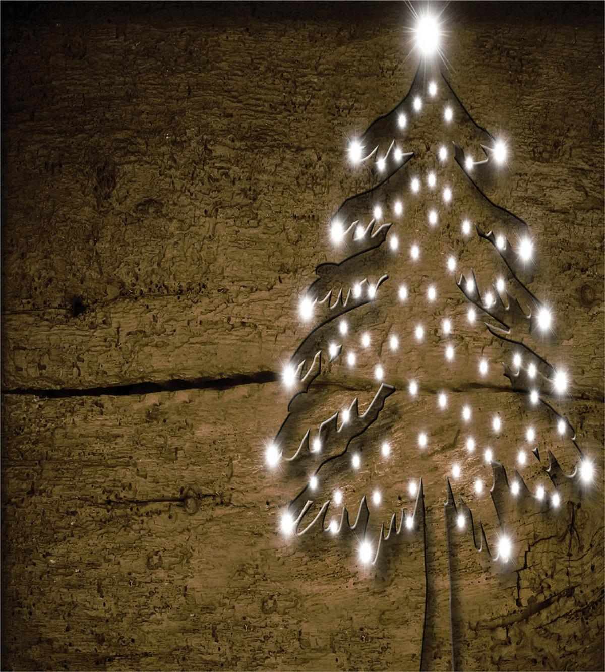 Bokeh Ornaments on Tree — Pattern