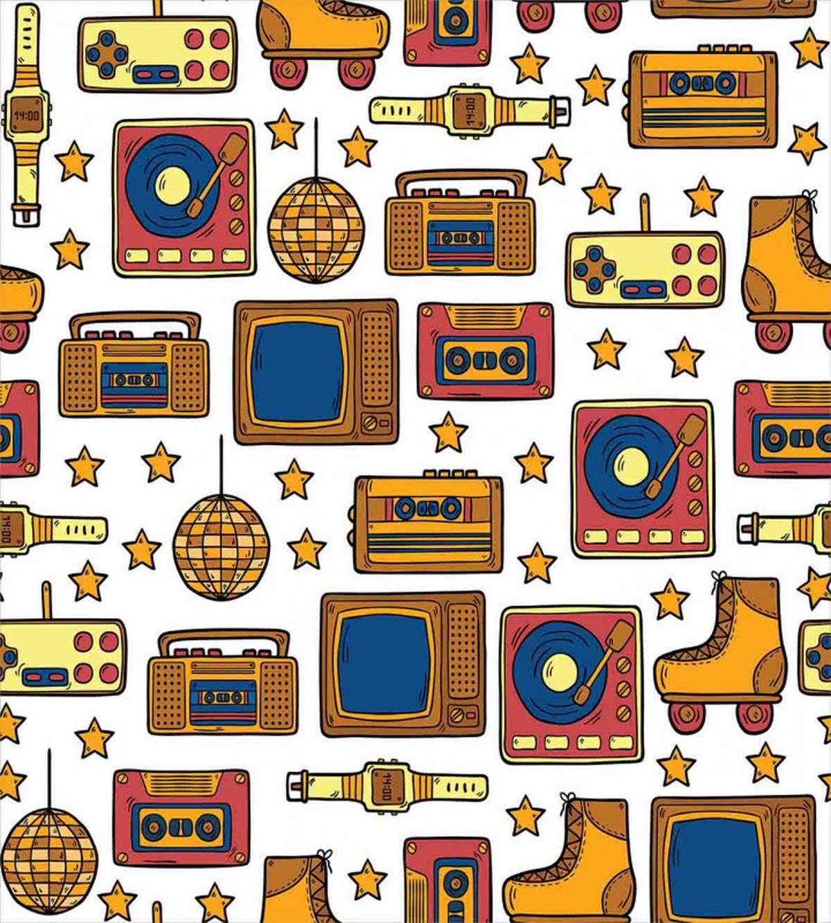 90s Theme Retro — Pattern