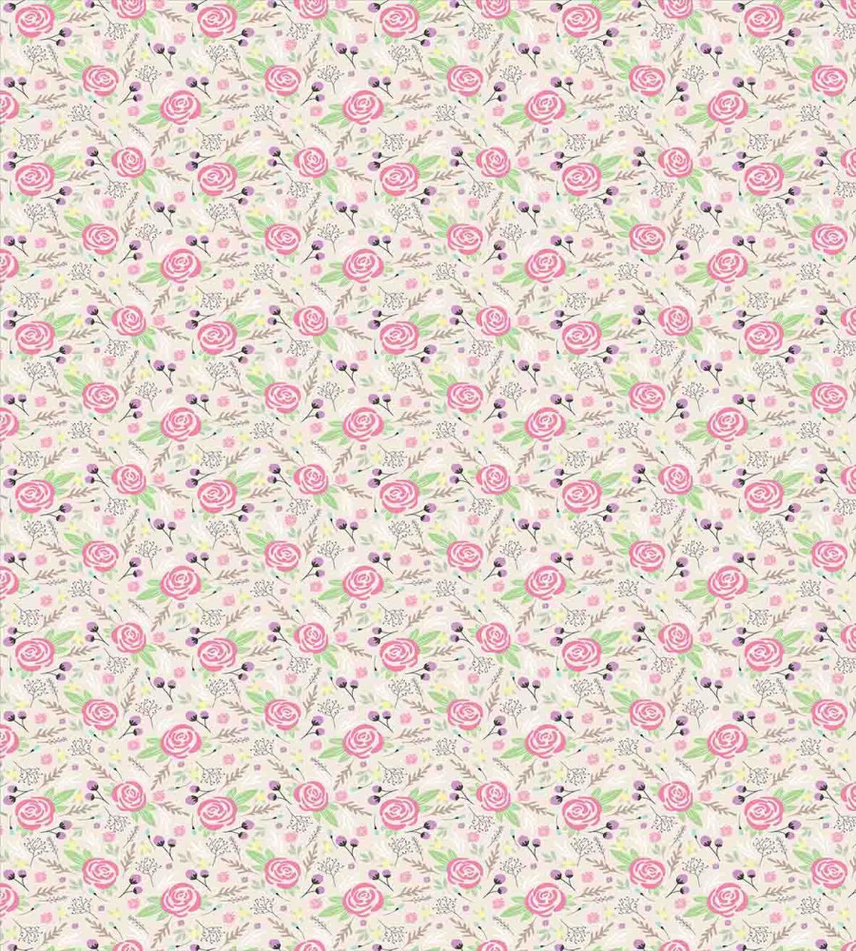 Silhouette Rose Buds — Pattern
