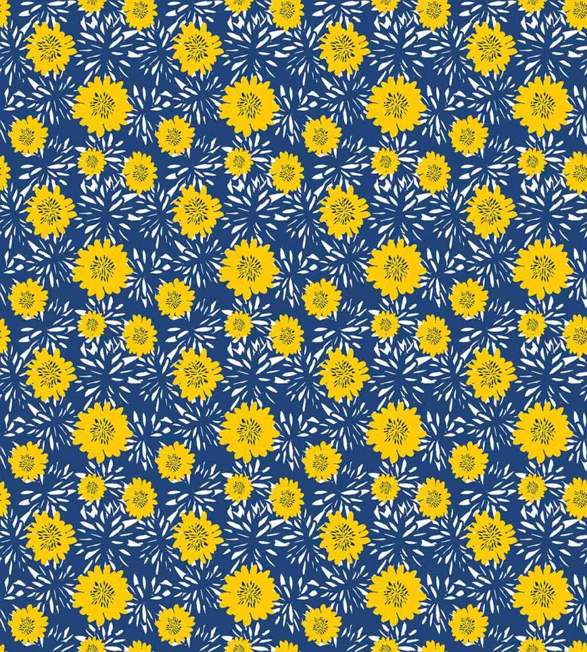 Lily Blossoms Paintbrush — Pattern