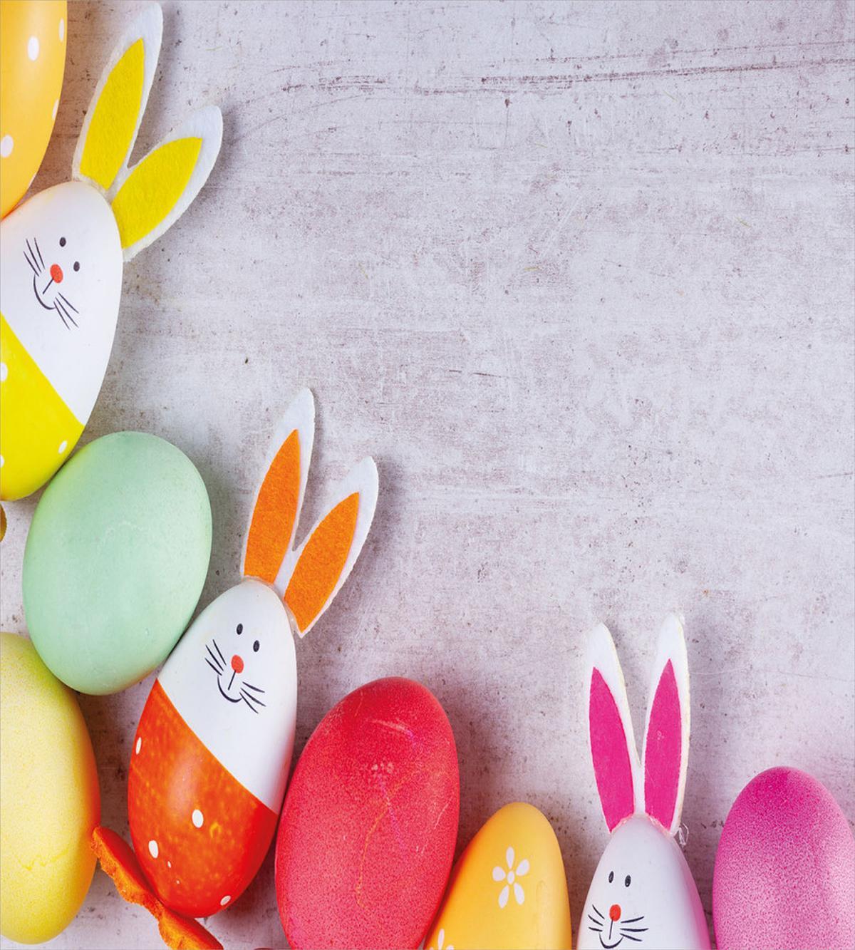 Eggs Colored with Ears — Pattern