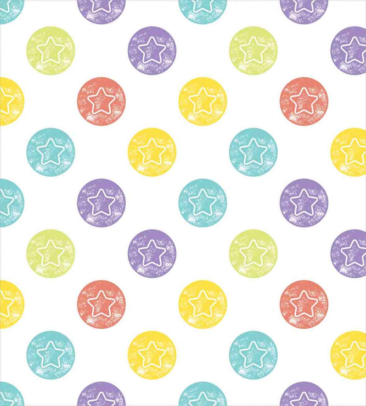 Stars Grunge Retro Art — Pattern