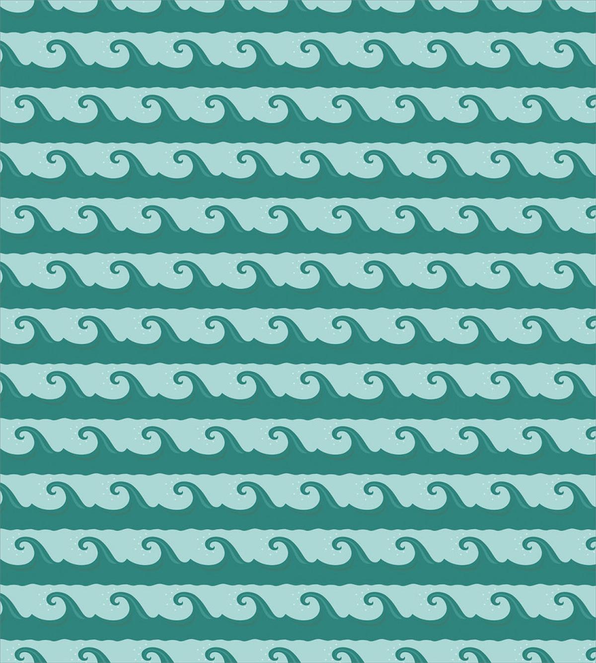 Swirling Ocean Waves Flow — Pattern