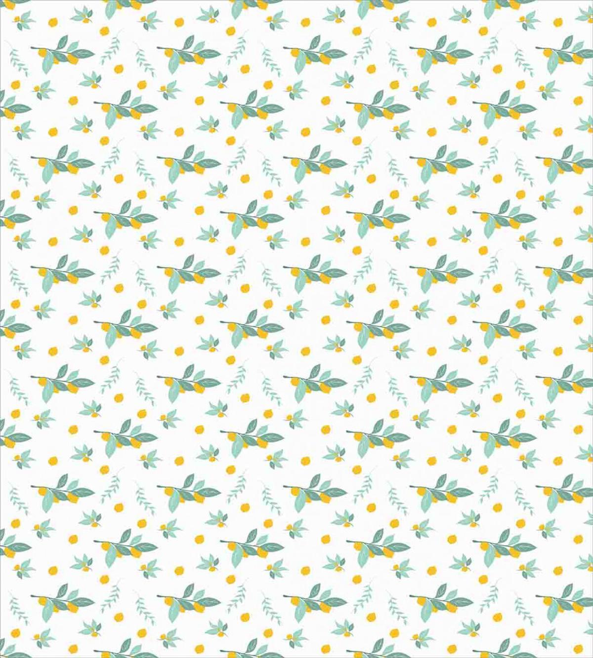 Citrus Fruits and Leaves — Pattern