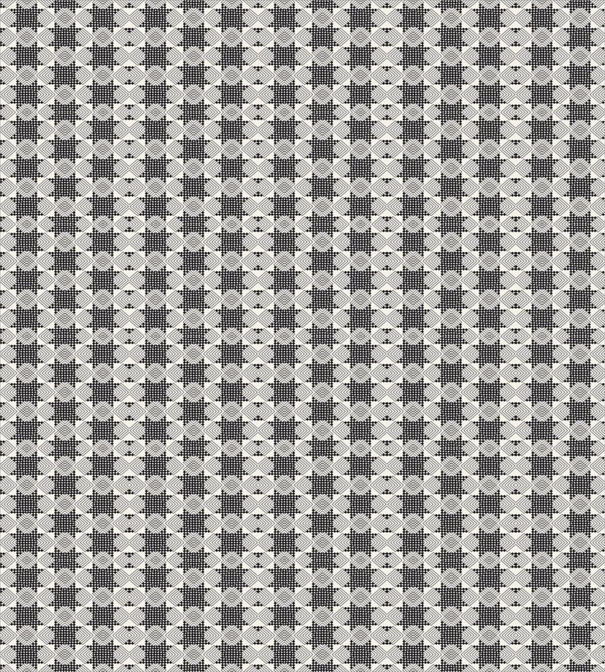 Checkered Striped Motif — Pattern