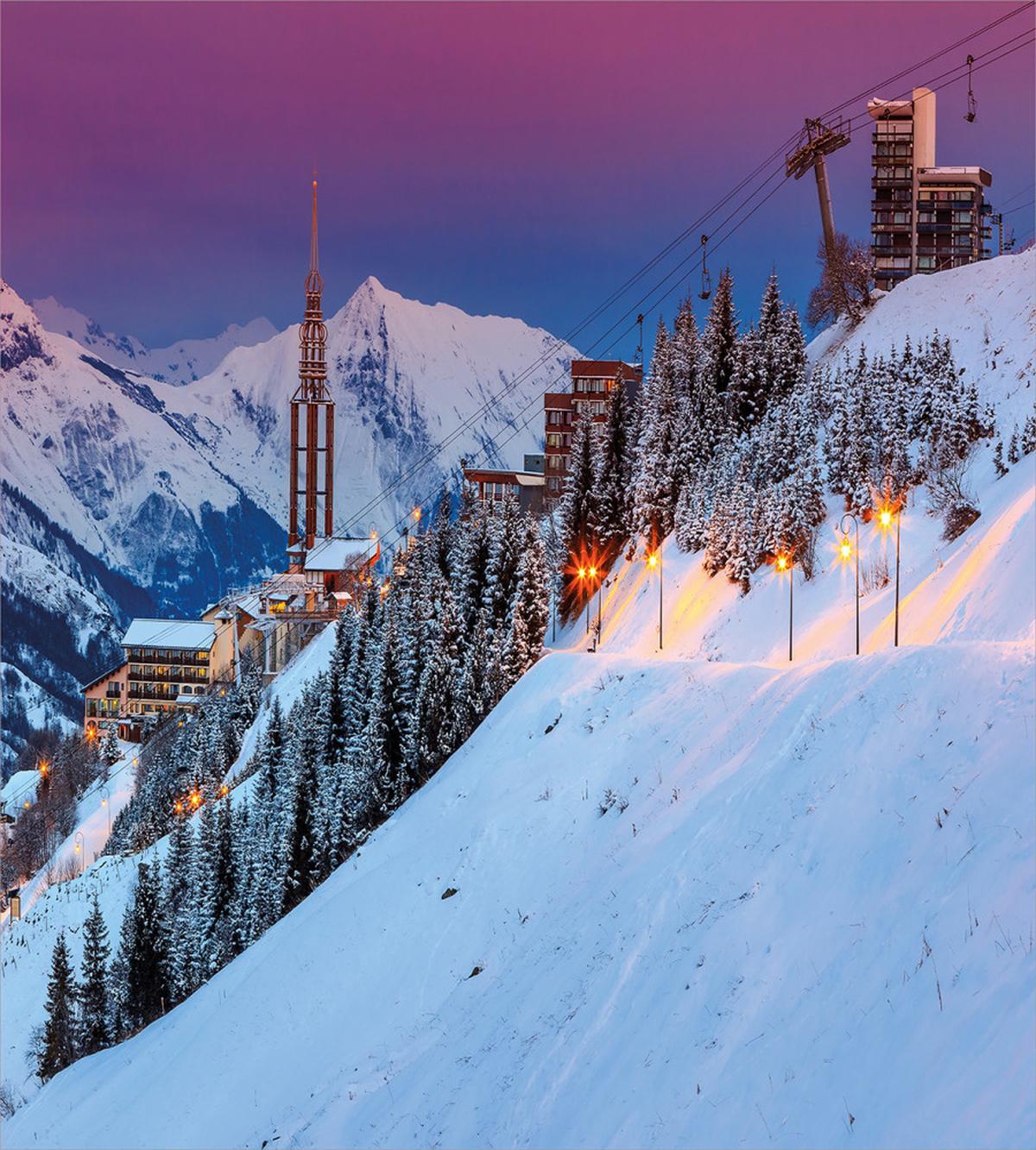 Majestic Sunrice Ski — Pattern