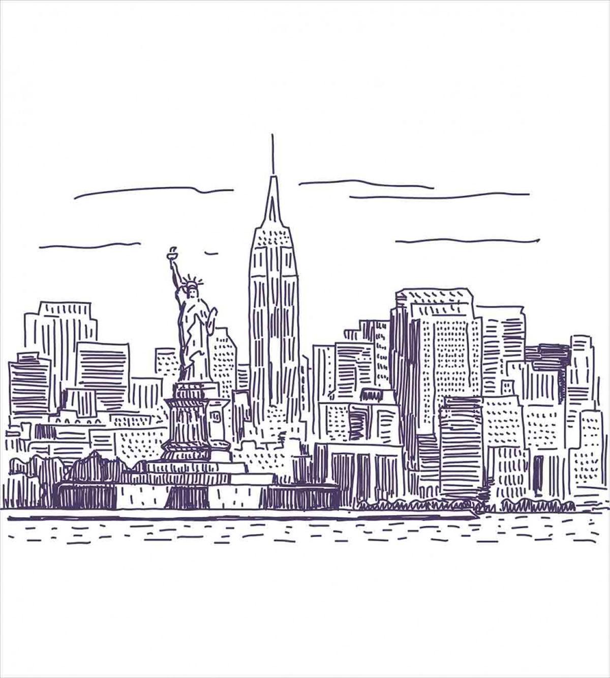 Sketchy NYC Island — Pattern