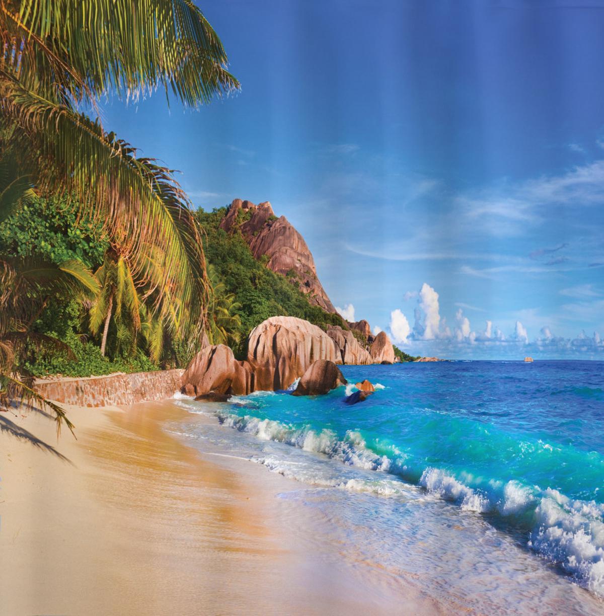 Summer Ocean and Palm Trees — Pattern