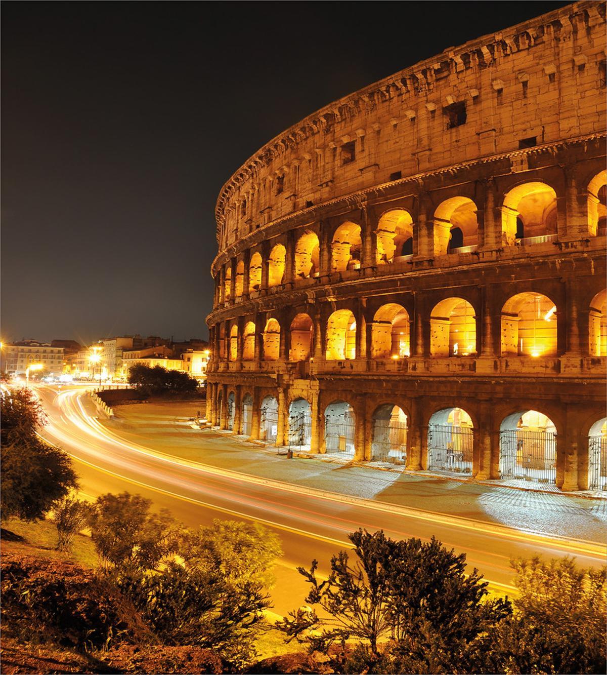 Colleseum at Night Rome — Pattern