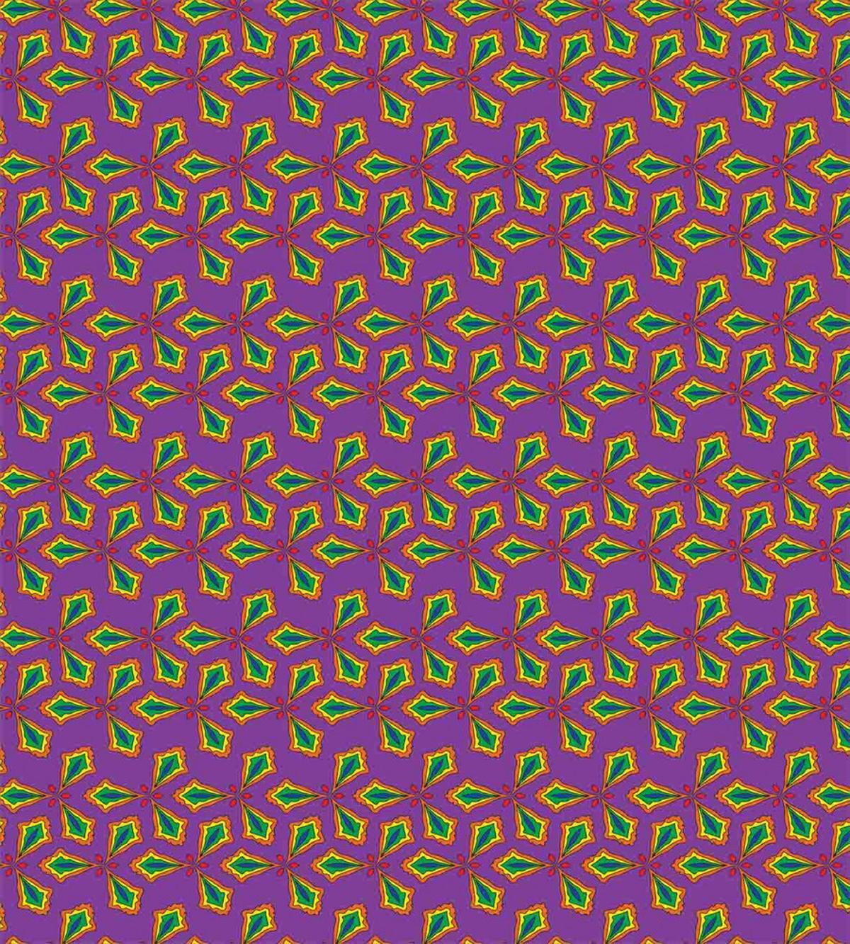 Geometric Floral Shapes — Pattern