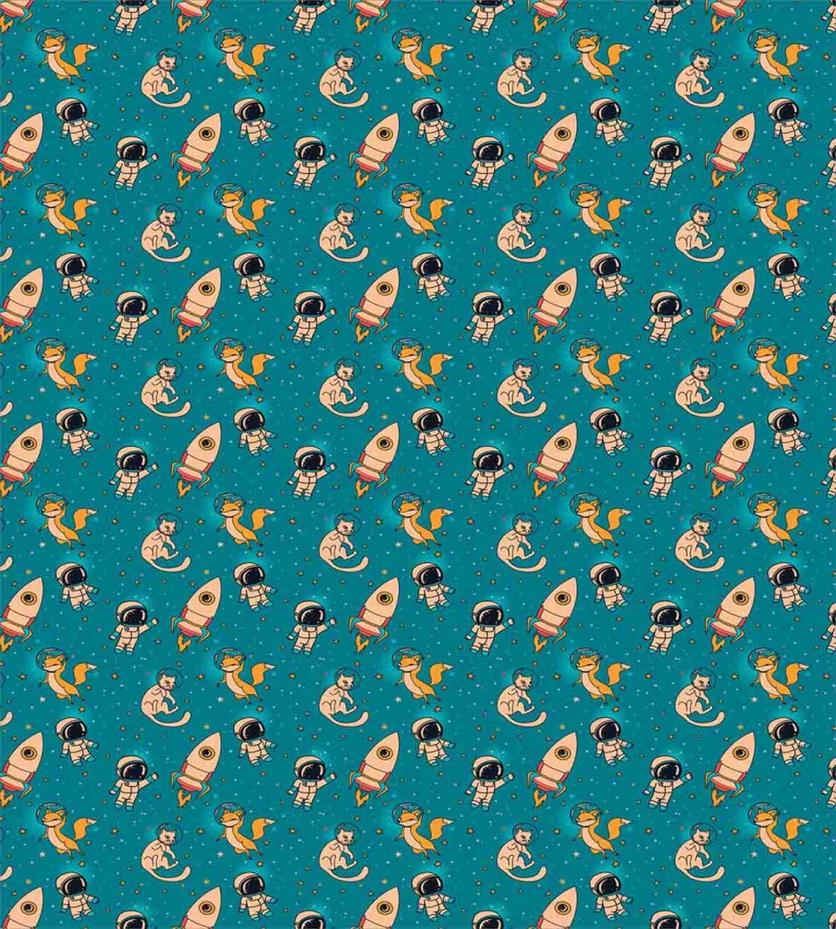 Foxes Cats Cosmonauts — Pattern