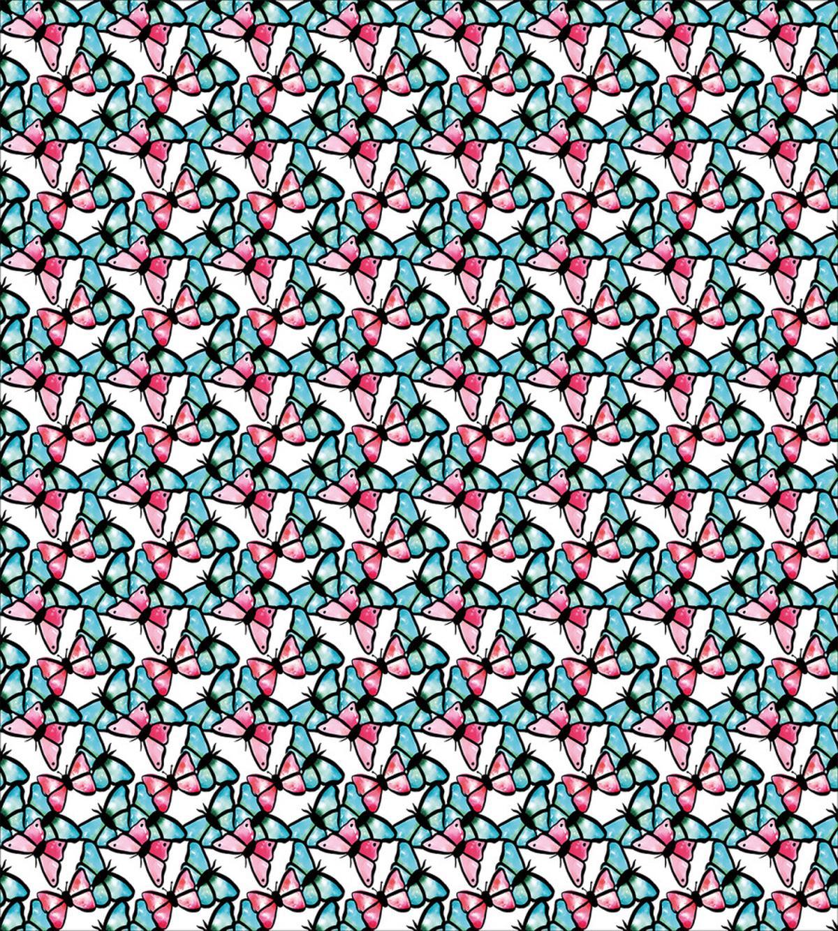 Blue and Pink Animal — Pattern