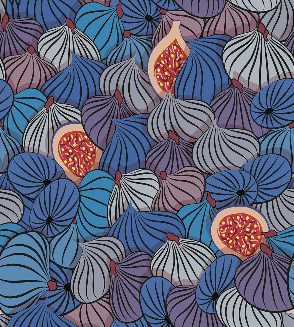 Fig Fruits Pattern Spring — Pattern