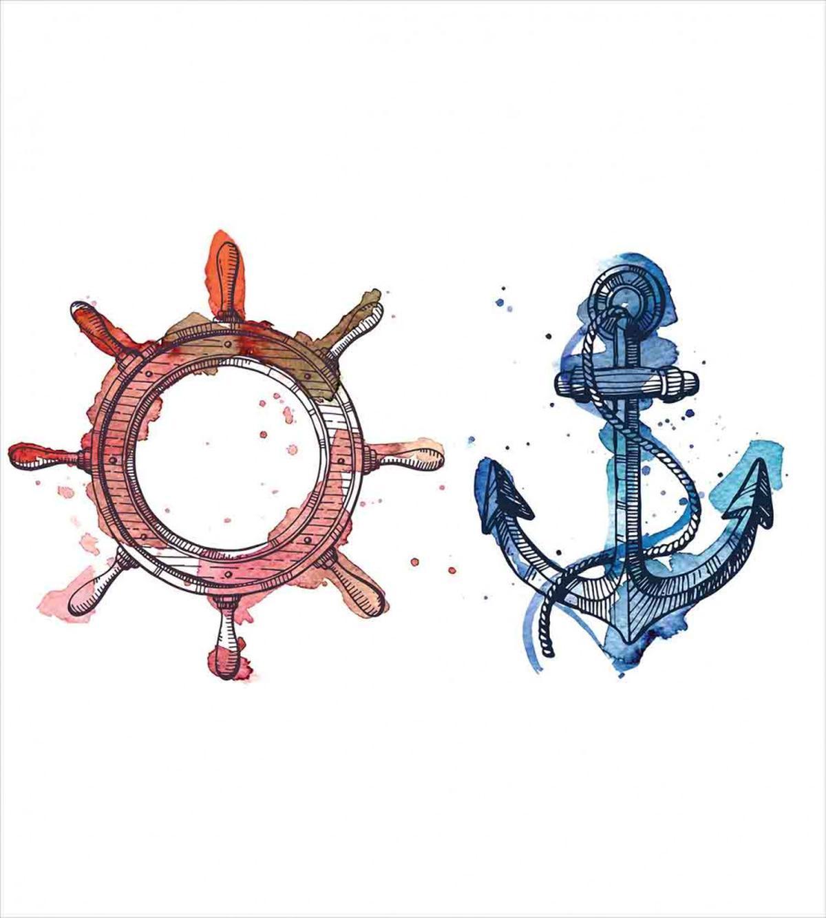 Nautical Steering Wheel — Pattern