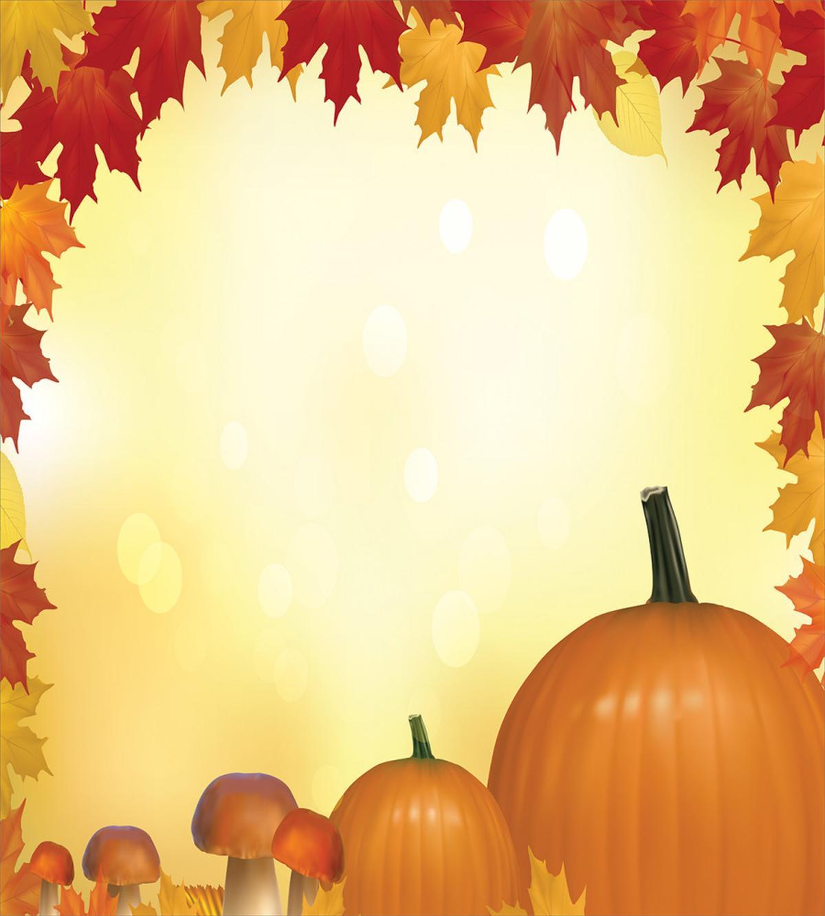 Mushrooms Pumpkins — Pattern