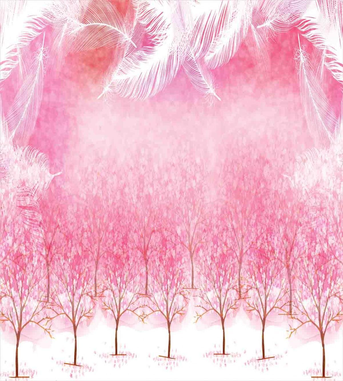 Cherry Trees Feathers — Pattern