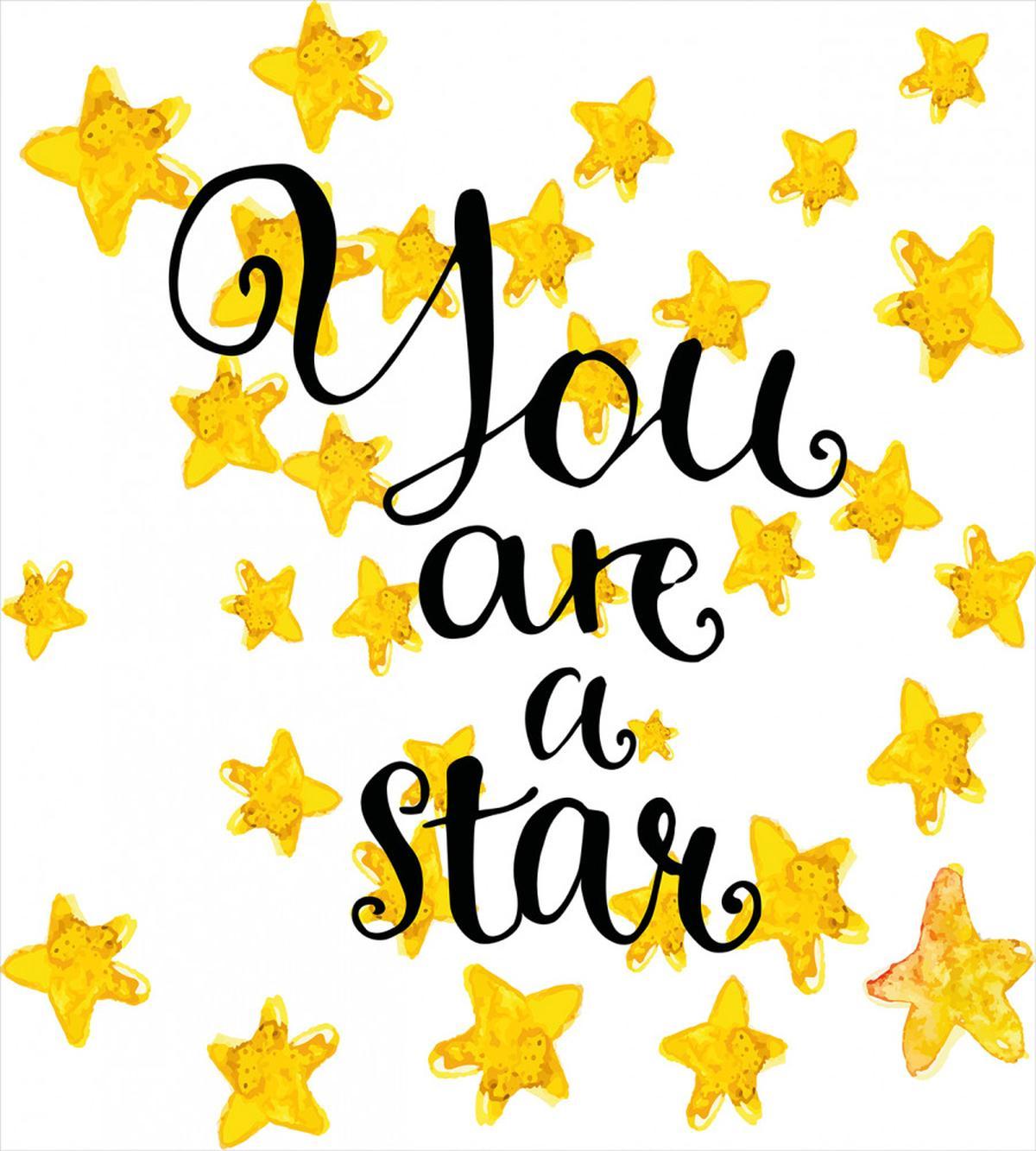 Motivational Star Phrase — Pattern
