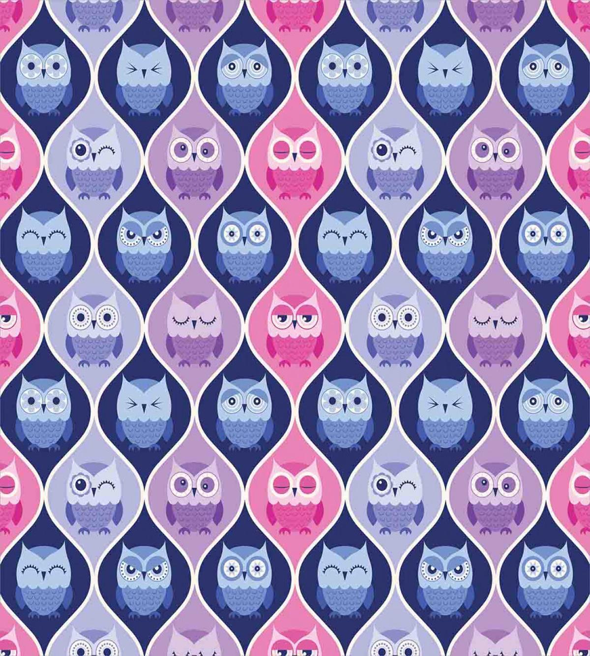 Vertical Sleeping Owls — Pattern