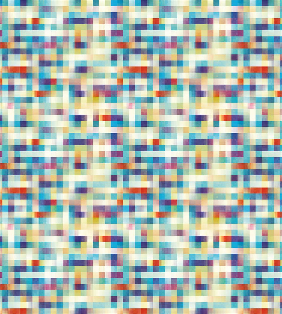 Colorful Low Poly Squares — Pattern