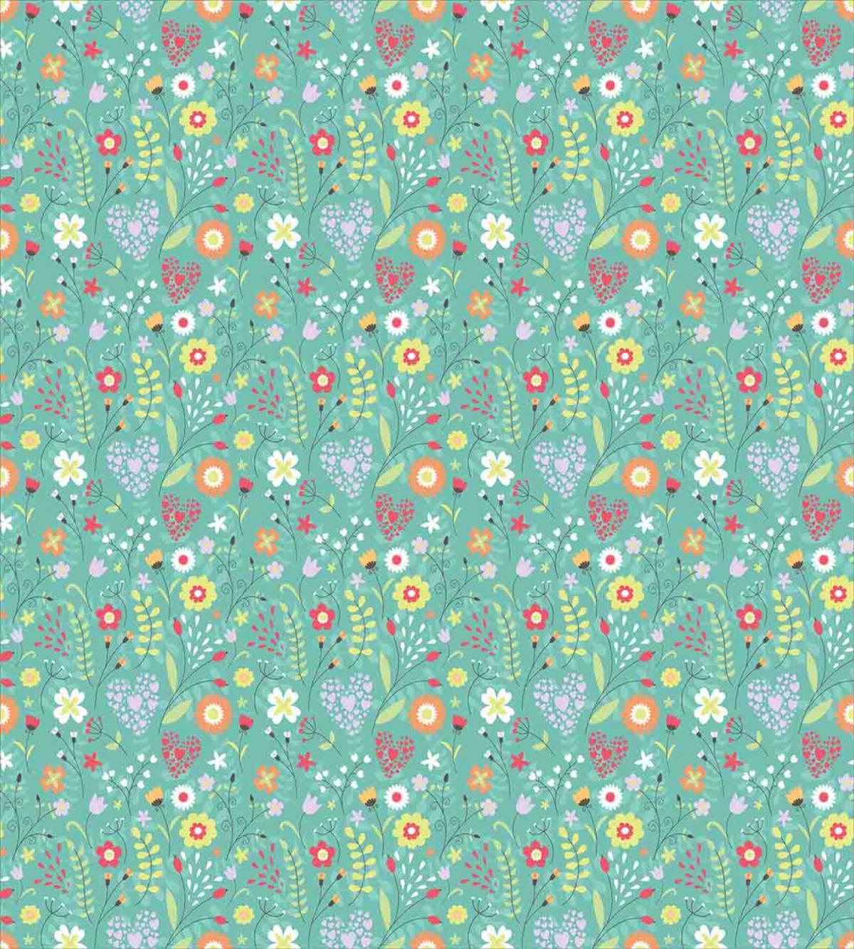 Tulips Daisy Lily Blooms — Pattern