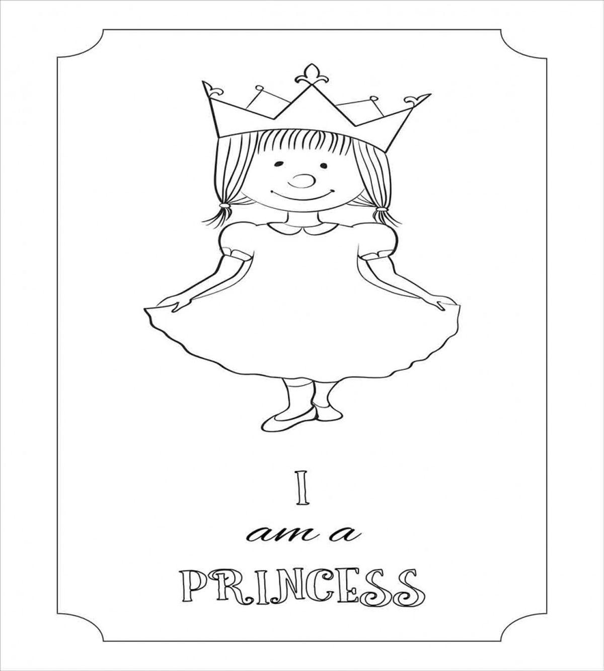 Girl in Crown — Pattern
