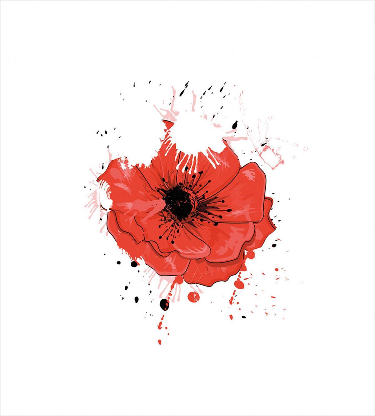 Head of Opiate Flower Art — Pattern