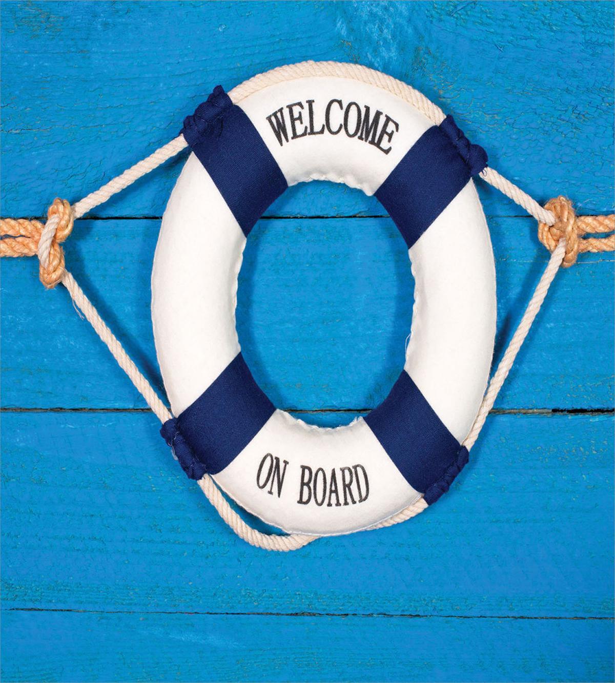 Welcome on Board Sign — Pattern
