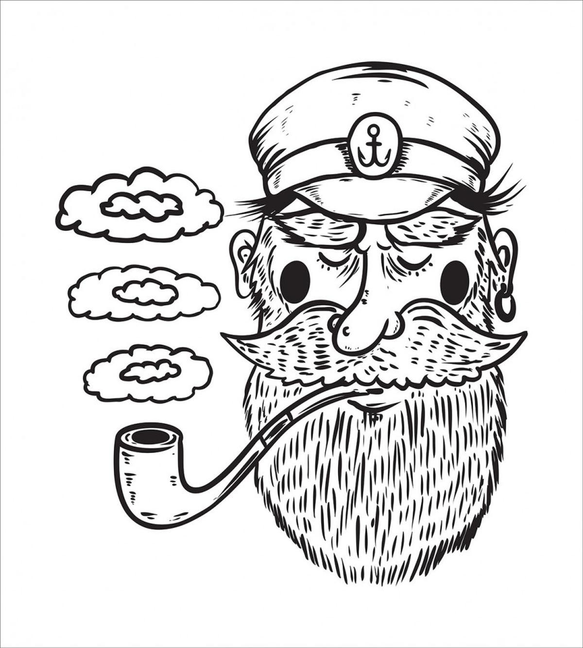 Bearded Captain — Pattern