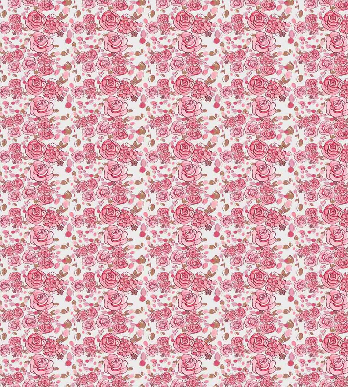 Bouquet of Sketch Roses — Pattern