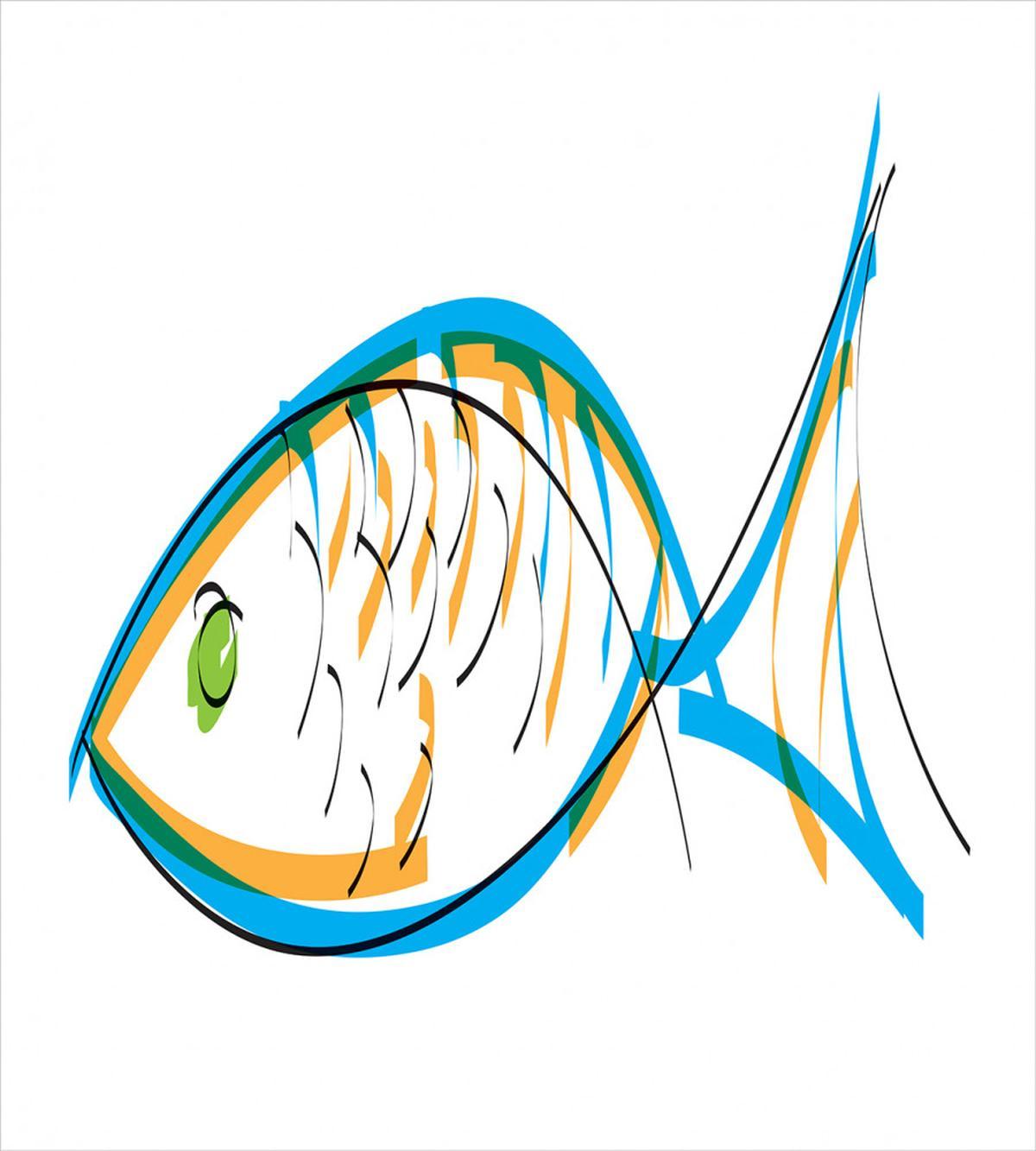 Aquarium Animal Drawing — Pattern