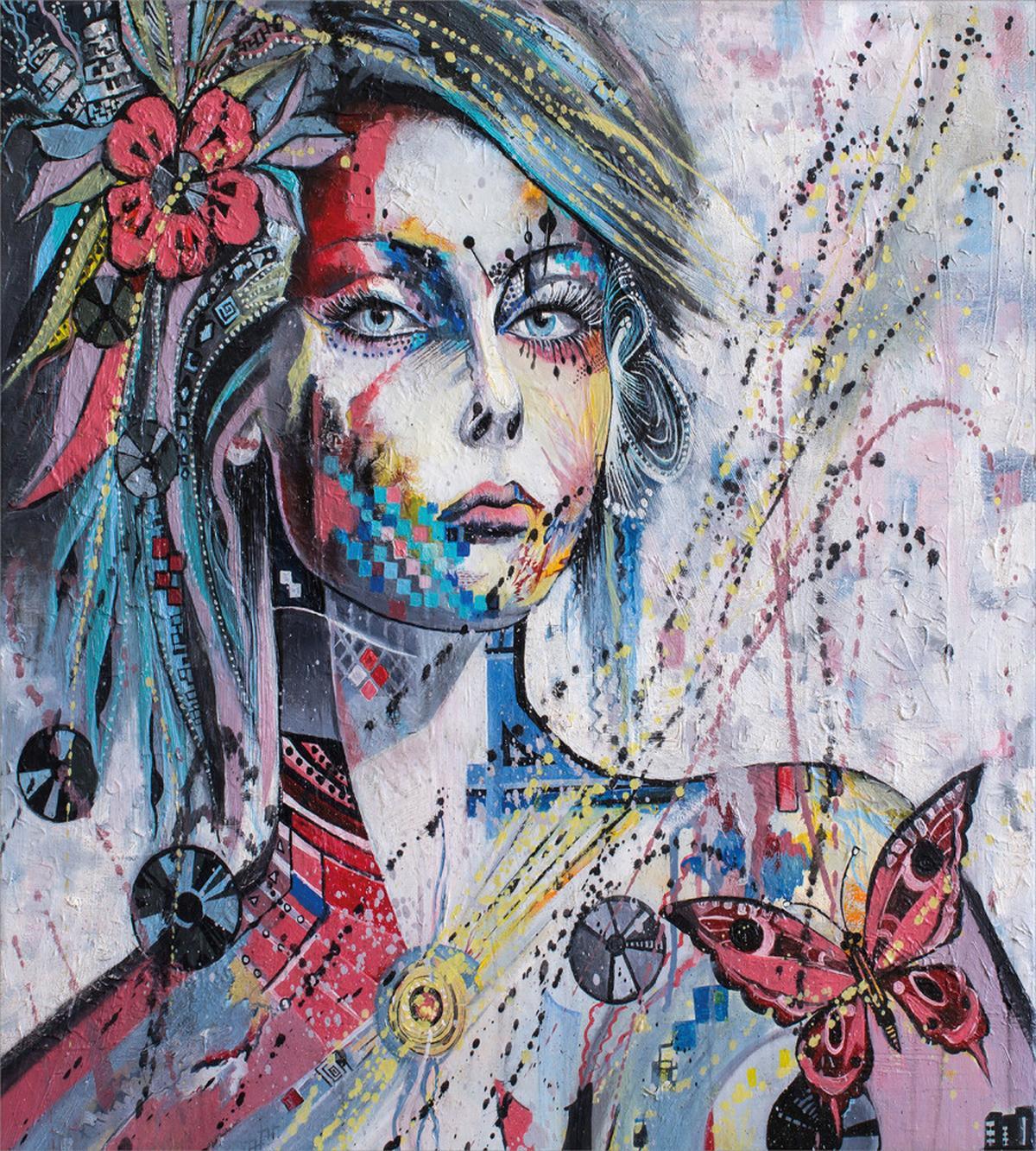 Fantasy Portrait of a Girl — Pattern