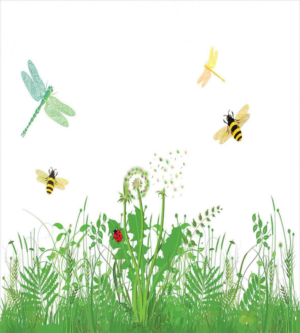 Flourishing Foliage Bees — Pattern