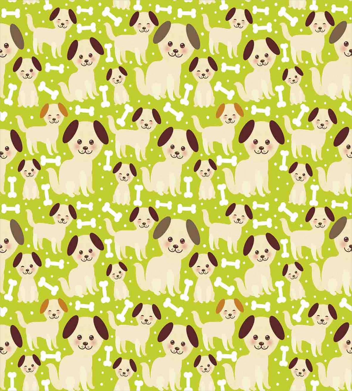 Puppies with Smiling Faces — Pattern