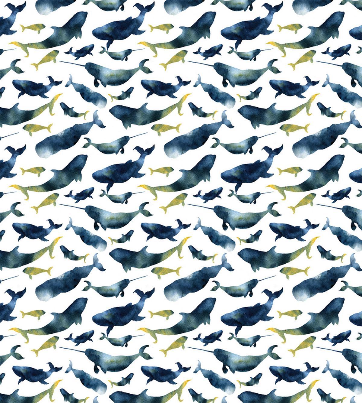 Watercolor Mammals — Pattern