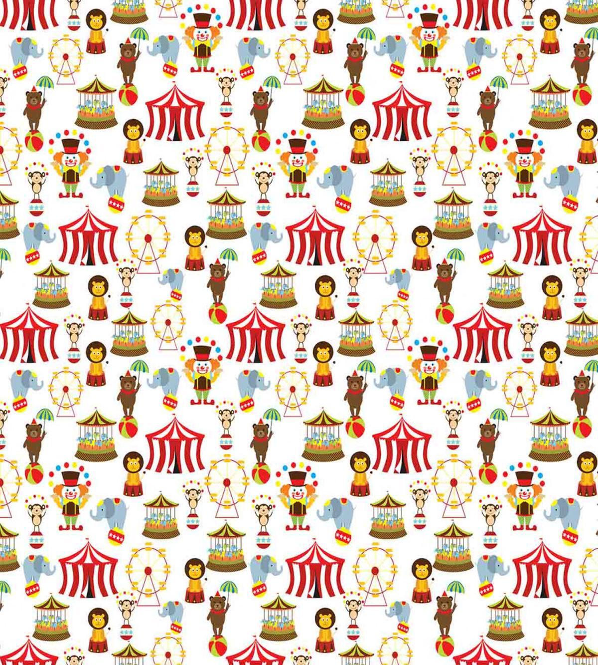 Circus Elephant Bear — Pattern