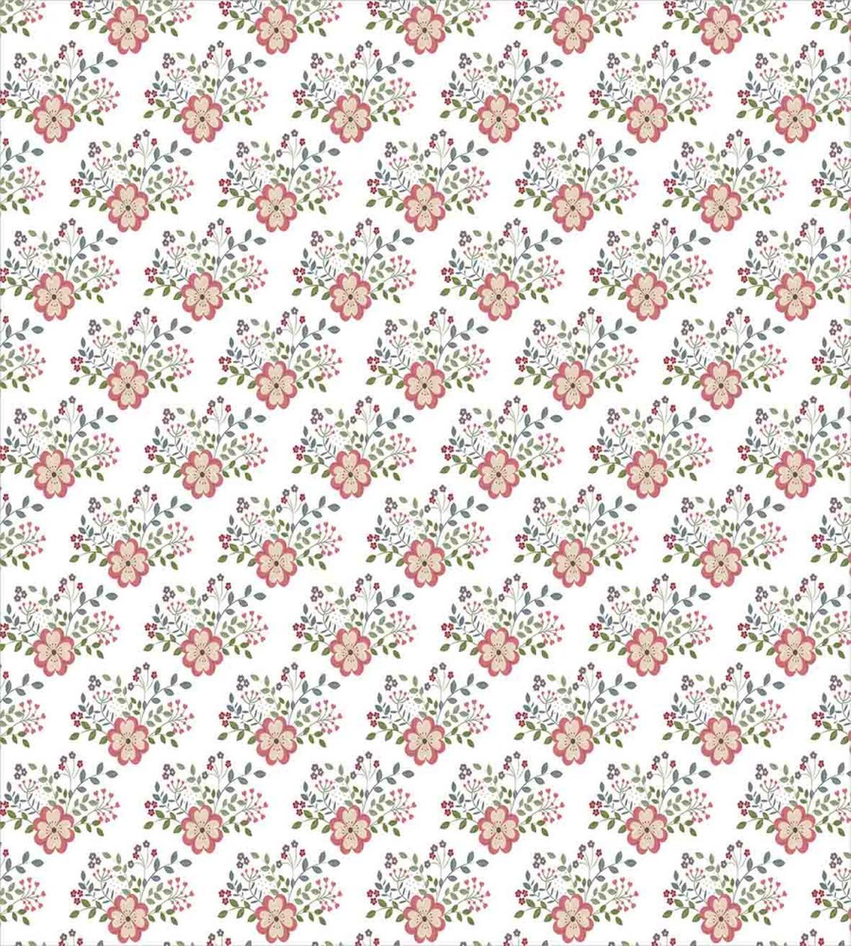 Retro Ornamental Bouquet — Pattern