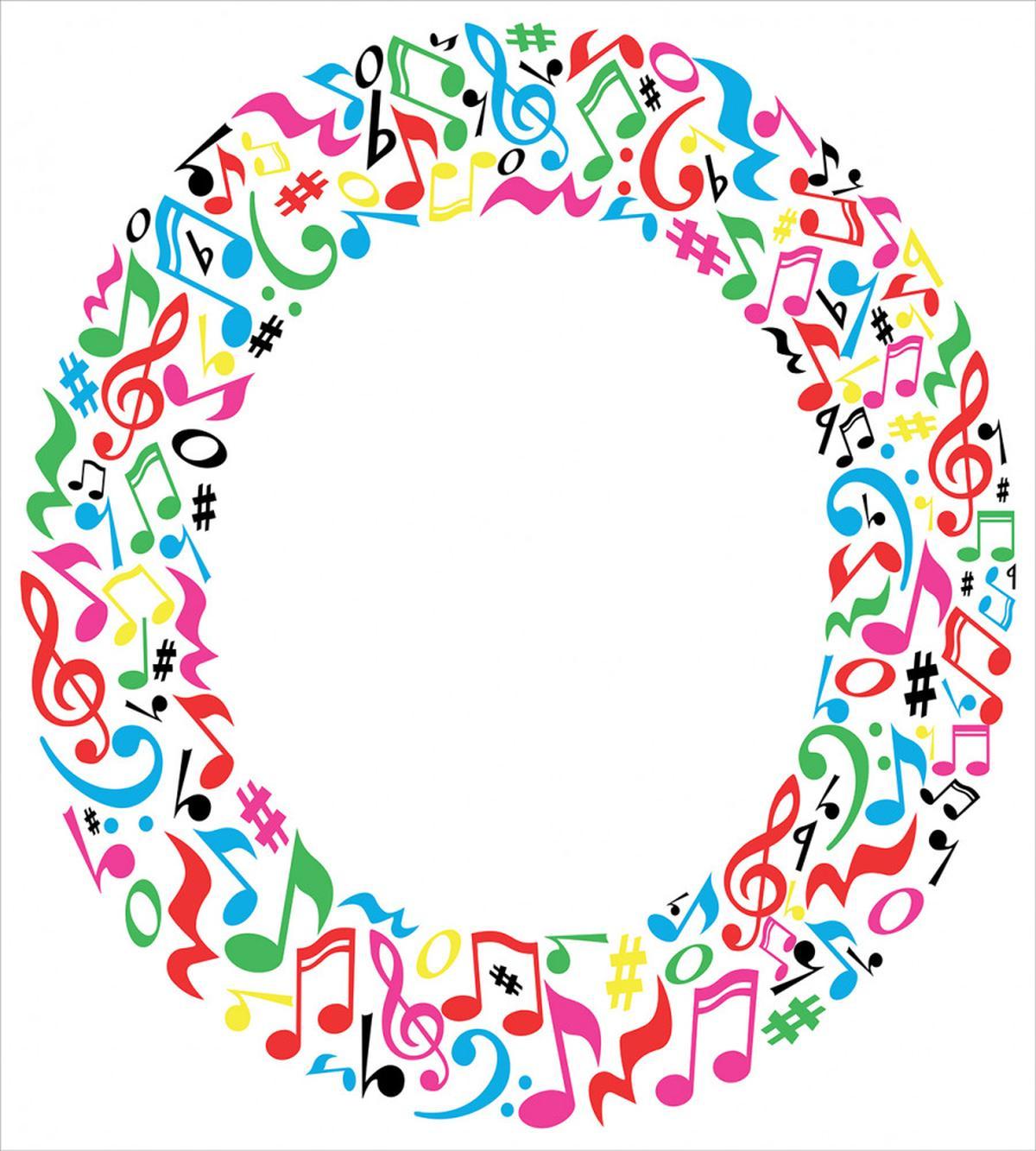 Alphabet Sign O Music — Pattern