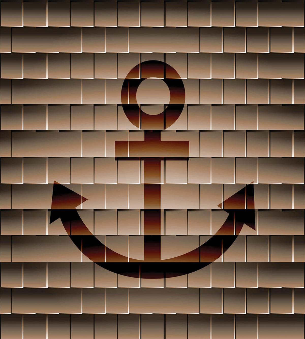 Marine Anchor Square — Pattern