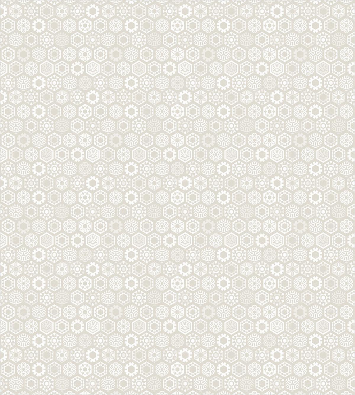 Flakes Hexagons Mosaic — Pattern