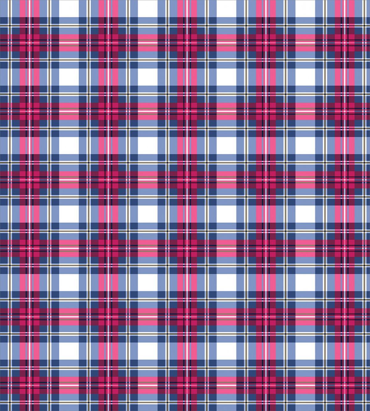 Pink and Blue Tartan — Pattern