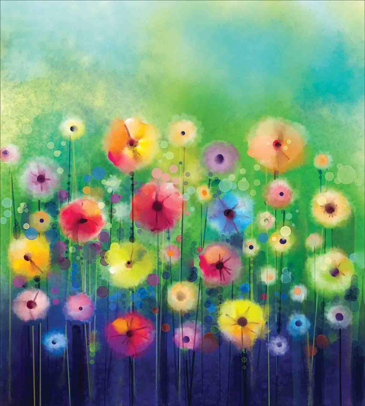 Colorful Garden Meadow Theme — Pattern